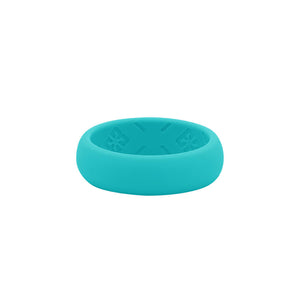Ladies Turquoise Nano less moisture - E3 Active Silicone Wedding Ring