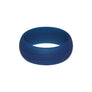 Men's Double Debossed with 2 lines in Blue -E3 Active Silicone Wedding Ring