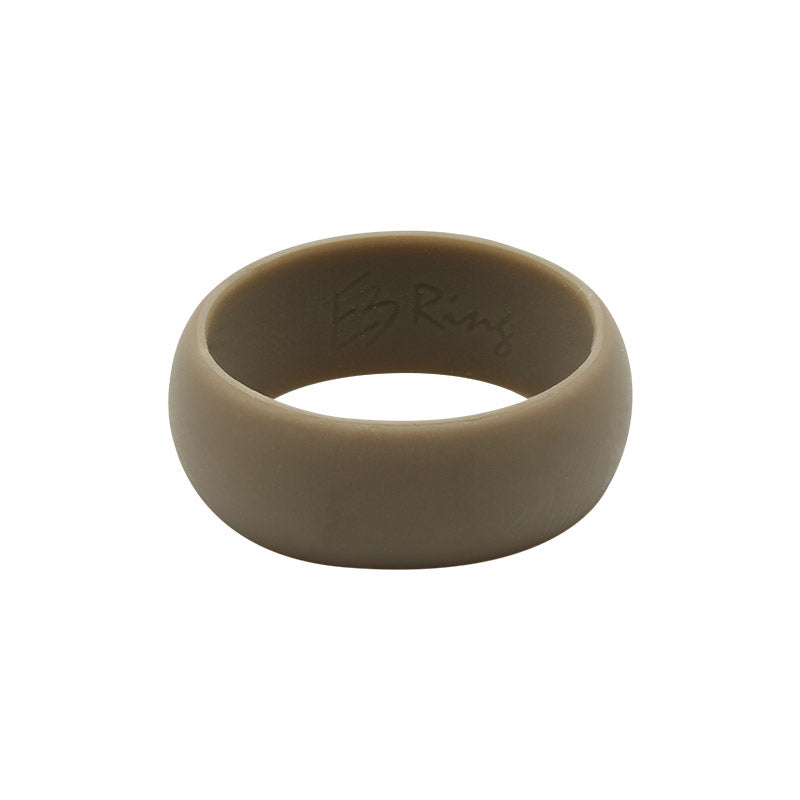 Brown Men's Plain - E3 Active Silicone Wedding Ring