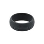 Men's Double Debossed with 2 lines in Charcoal - E3 Active Silicone Wedding Ring