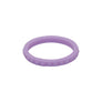 Lavender diamond shaped stackable - E3 Active Stacker Silicone Wedding ring