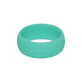 Men's Double Debossed with 2 lines in Mint - E3 Active Silicone Wedding Ring