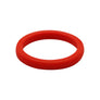 Red smooth stackable - E3 Active Stacker Silicone Wedding ring