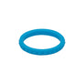 Sky Blue diamond shaped E3 Silicone Stacker ring - aka stackable