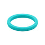 Turquoise smooth stackable - E3 Active Stacker Silicone Wedding ring