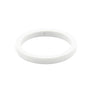 White smooth stackable - E3 Active Stacker Silicone Wedding ring