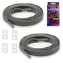Grey E3 Lastic Lace - Elastic no tie