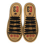 Black E3 Silicone laces, no tie lace