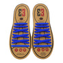 Dark Blue E3 Silicone laces, no tie lace