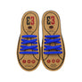 Dark Blue E3 Silicone kids laces, no tie lace