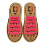 Pink E3 Silicone laces, no tie lace