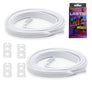 White E3 Lastic Lace - Elastic no tie