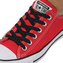 Black E3 Lastic lace used on Red shoe, no tie shoe lace