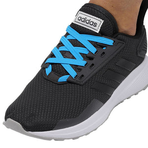 Blue E3 Lastic lace used on Black shoe, no tie shoe lace