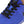 Black E3 Lastic lace used on Blue shoe, no tie shoe lace