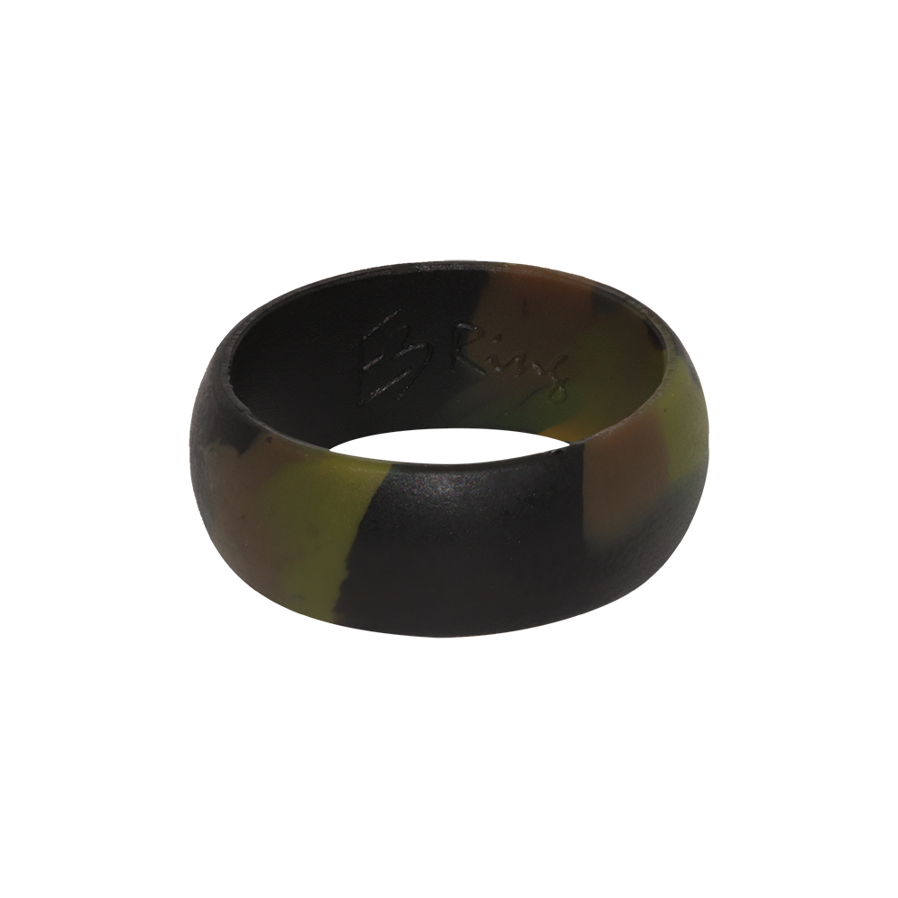 Mens camo 2025 silicone rings