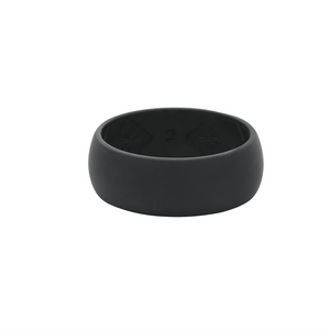 Men's Black Nano less moisture - E3 Active Silicone Wedding Ring