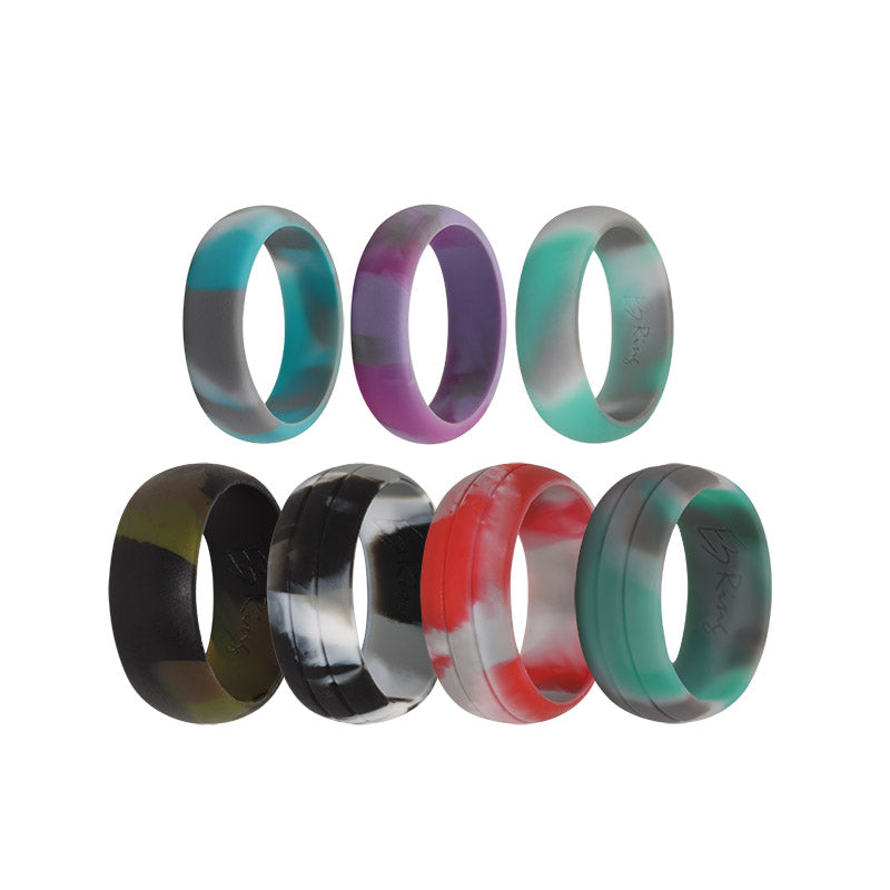 Selection of Camo Colours - E3 Active Silicone Wedding Ring